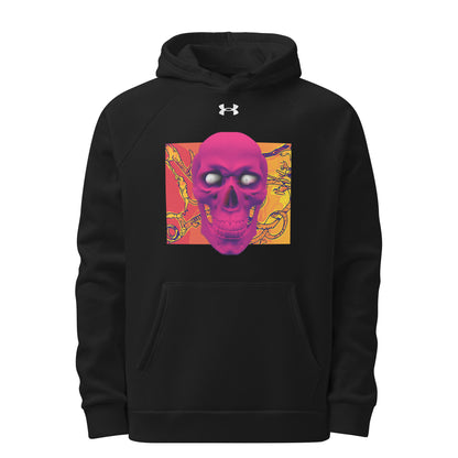 Under Armour® Neon Pink Skull  hoodie